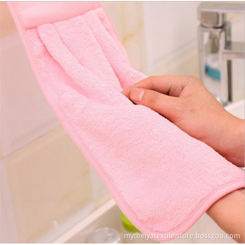 Coral Wool Christmas Wholesale Dishcloth Kitchen Hand Towel
